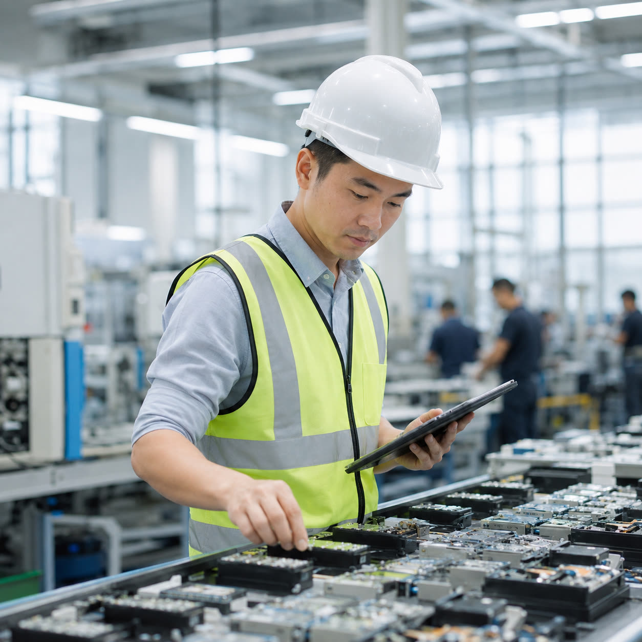 Photo: independent on-site quality inspection at your manufacturer in China.